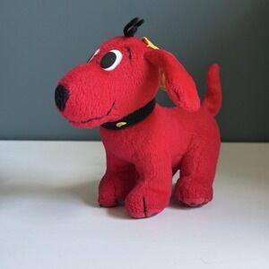 2000 Scholastic Clifford The Big Red Dog Take Alongs Yellow‎ Hat 6" Plush T81
